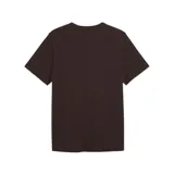 Remera Puma Elevated de manga corta y cuello redondo, color negro, con pequeño logo bordado en el pecho.