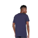 Remera Puma de hombre color negro, de corte clásico, con cuello en V y logo estampado en el pecho.