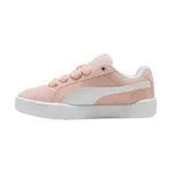 Championes Puma modelo Park Lifestyle Easy, de diseño urbano en color negro con detalles en blanco. Confeccionados en gamuza con la icónica franja lateral de la marca y suela de goma resistente.