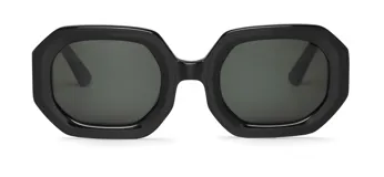 Lentes de sol Mr Boho modelo Sagene, color negro con forma geométrica.