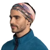 Cuello multifuncional Buff de la colección National Parks, con diseño estampado inspirado en el Gran Cañón. Fabricado con tecnología CoolNet UV que ofrece protección solar UPF 50 y efecto de refrigeración por evaporación.