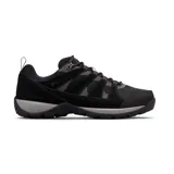 Championes de trekking Columbia modelo Redmond V2 Waterproof, color negro con detalles en gris. Confeccionados en malla y gamuza, con suela dentada de alta tracción y tecnología impermeable.