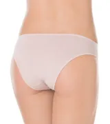 Bombacha bikini de algodón color blanco, con tiro medio.