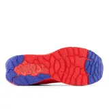 Championes de running New Balance 880 para hombre, color naranja con detalles en azul y violeta.