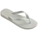 Ojotas Havaianas modelo Top, color fucsia, con diseño clásico de suela de goma texturizada y tiras anchas con el logo de la marca en relieve.