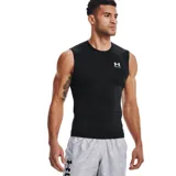 Musculosa Under Armour de hombre, color negro, de compresión y sin mangas.