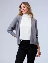 Cardigan tejido negro, marca Sioni.