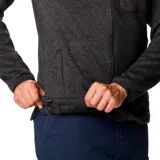 Campera Columbia de hombre color gris oscuro, con cierre frontal completo, cuello alto y bolsillos laterales con cierre.