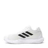 Championes Adidas Amplimove Trainer blancos con tres tiras negras en los laterales.