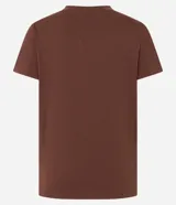Remera básica de cuello redondo y manga corta, confeccionada en algodón peruano de alta calidad. Presenta un diseño liso y versátil, ideal para uso diario.