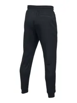 Pantalón deportivo Under Armour de corte ajustado, confeccionado en tejido tricot texturizado. Presenta cintura elástica, bolsillos laterales con cierre y puños acanalados en los tobillos. Incluye el logo de la marca estampado en el muslo.