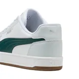 Championes Puma Caven 2.0 de estilo urbano, color blanco con detalles plateados en el logo lateral.