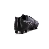 Championes de fútbol Diadora Halo Md T, color negro con logo blanco en el lateral.