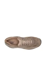 Zapatillas Caterpillar modelo Riff 2 para hombre, color marrón, confeccionadas en cuero con suela de goma duradera y diseño de tracción.
