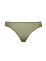Colaless de tiro bajo Calvin Klein confeccionado en microfibra elástica, con diseño de cobertura mínima trasera y logo de la marca estampado en el lateral.