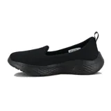 Zapatillas slip-on Actvitta de nylon negro, con diseño sin cordones, capellada de malla transpirable y suela gruesa texturizada.