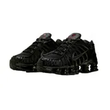 Championes Nike Shox TL de color negro, con tecnología de amortiguación mecánica Nike Shox de largo completo, capellada de malla transpirable y estructura de TPU.