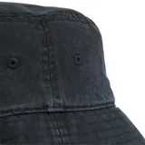 Gorro tipo pescador Adidas Adicolor Classic Stonewashed, color negro con logo Adidas bordado en blanco.
