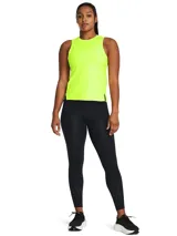 Calzas deportivas Under Armour Launch Elite Ankle de tiro alto, color negro, con diseño ajustado y perforaciones láser estratégicas en la parte inferior de las piernas para mayor transpirabilidad.