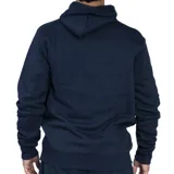 Canguro negro con capucha ajustable mediante cordones y logo Umbro estampado en el pecho. Cuenta con bolsillo tipo canguro.