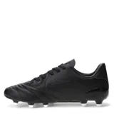 Championes de fútbol Topper modelo San Ciro V FG, color negro, con diseño de costuras en la puntera y suela con tapones para césped natural.