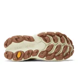 Championes de trail running New Balance Fresh Foam X More Trail v3, color naranja con detalles en blanco y marrón.