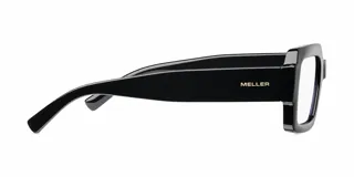 Lentes blueblocker modelo Kamali Black, con montura cuadrada oversized de color negro y diseño retro, ideales para proteger la visión frente a pantallas digitales.