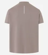 Remera deportiva de manga corta y cuello redondo, confeccionada en tejido tech fleece con tecnología dry que facilita la transpiración y el secado rápido. Presenta un corte comfort holgado y diseño liso sin estampas.
