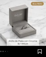 Anillo de plata 925 tipo sin fin, con diseño de tres hileras de circonias en color negro.
