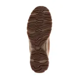 Bota de caña media Caterpillar, confeccionada en cuero nubuck color marrón. Presenta cierre con cordones, cuello acolchado en contraste y suela de goma con tecnología Ease para mayor amortiguación.
