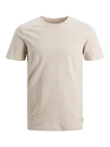 Remera de manga corta y cuello redondo con corte regular, confeccionada en tejido jersey de algodón orgánico.