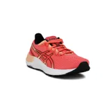 Championes de running Asics Gel-Excite 8 para mujer, de color salmón con detalles en negro y suela blanca.