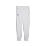 Pantalón de jogging Puma de la colección BMW Motorsport, color gris claro, con cintura elástica, puños acanalados en los tobillos y logo de BMW Motorsport estampado en el muslo derecho.