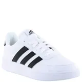Championes Adidas Breaknet 2.0 blancos con las tres tiras clásicas de la marca en color negro.