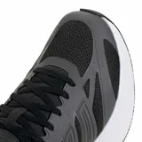 Championes Adidas Adirok de mujer, con diseño deportivo en color negro y mediasuela blanca con tecnología Cloudfoam. Presentan una estructura de malla transpirable con refuerzos sintéticos y cierre mediante cordones.