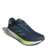 Championes Adidas Supernova Stride 2 para hombre, color azul con detalles en verde y amarillo. Ideales para running y entrenamiento.