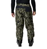 Pantalón técnico para esquí y deportes de nieve, con diseño estampado de camuflaje y paneles en color negro. Cuenta con tecnología impermeable y transpirable, rodillas articuladas, ventilación en las piernas, cintura ajustable y múltiples bolsillos con cierre.