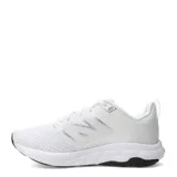 Championes de running New Balance modelo 460, color blanco con detalles en verde menta y plateado, confeccionados en malla transpirable con suela de goma.