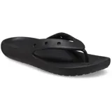 Ojotas Crocs modelo Classic Flip, color blanco, con tira de dedo y plantilla de espuma Croslite.