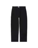 Pantalón tipo carpenter de denim en color azul stone wash. Presenta un corte regular con botamanga recta, cierre de botón y bragueta. Incluye bolsillos traseros tipo parche con etiqueta de la marca, bolsillos frontales con monedero y bolsillos laterales utilitarios característicos del estilo carpenter.