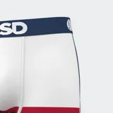 Calzoncillos tipo bóxer de la marca PSD, con diseño de la bandera de Texas.