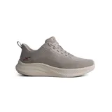 Championes deportivos Skechers Bobs Moda Flex color camel, con parte superior de tejido de punto texturizado, cierre de cordones y suela flexible con tracción.