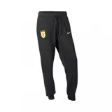Pantalón de jogging Nike de la AUF, color negro, con cintura elástica y cordón ajustable. Presenta el escudo de la selección uruguaya en la pierna derecha y el logo de Nike en la izquierda.