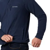 Campera polar de microfibra con cierre frontal completo, cuello alto, bolsillo con cierre en el pecho y bolsillos laterales con cierre. Diseño funcional y abrigado de la marca Columbia.