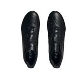 Championes de fútbol Adidas Copa Pure.4 TF, color negro, para hombre. Capellada de material sintético suave con las tres tiras características de la marca en los laterales. Suela de goma estriada para uso en canchas de césped sintético.