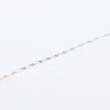 Pulsera de cadena estilo Singapur, elaborada en plata 925 con eslabones entrelazados que crean un efecto de torsión brillante.