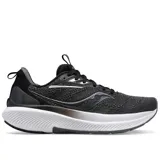 Championes Saucony Echelon 9 de dama, color negro con detalles en gris y blanco.