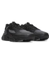 Championes Under Armour UA HB Trainer Sport, color negro con detalles en gris, diseño técnico con malla transpirable y suela esculpida.