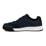 Zapatillas Osiris modelo Carrera, color azul marino con detalles en gris y blanco.