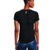 Remera Under Armour de mujer, color negro, ideal para running.